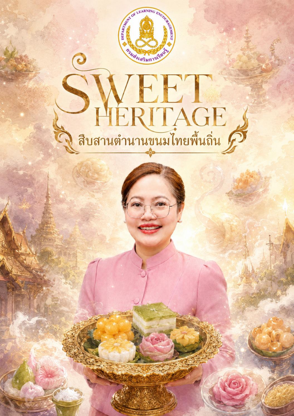 ประชาสัมพันธ์เผยแพร่ กิจกรรม "Sweet Heritage" สืบสานตำนานขนมไทย